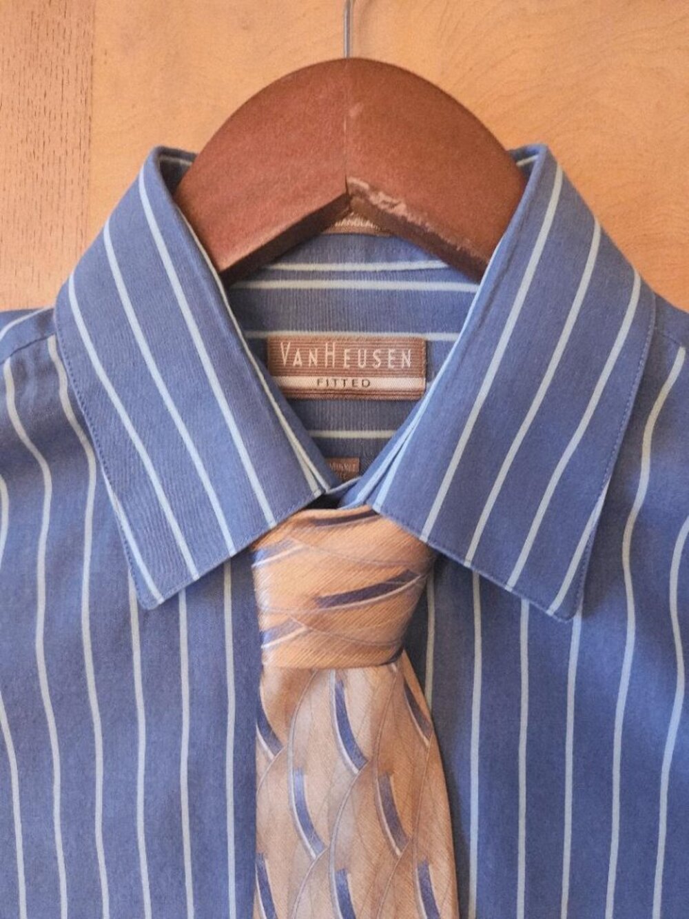 Mens Casual Shirr & Tie